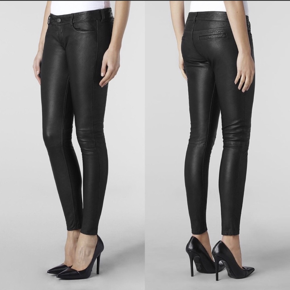 All Saint “Harrah” leather pants